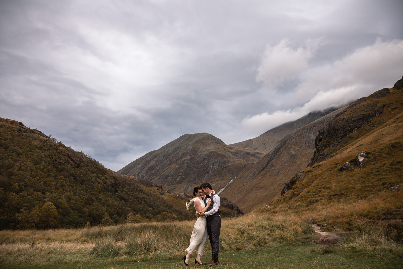 Eloping in Highlands Scotland with Wedding Photographer