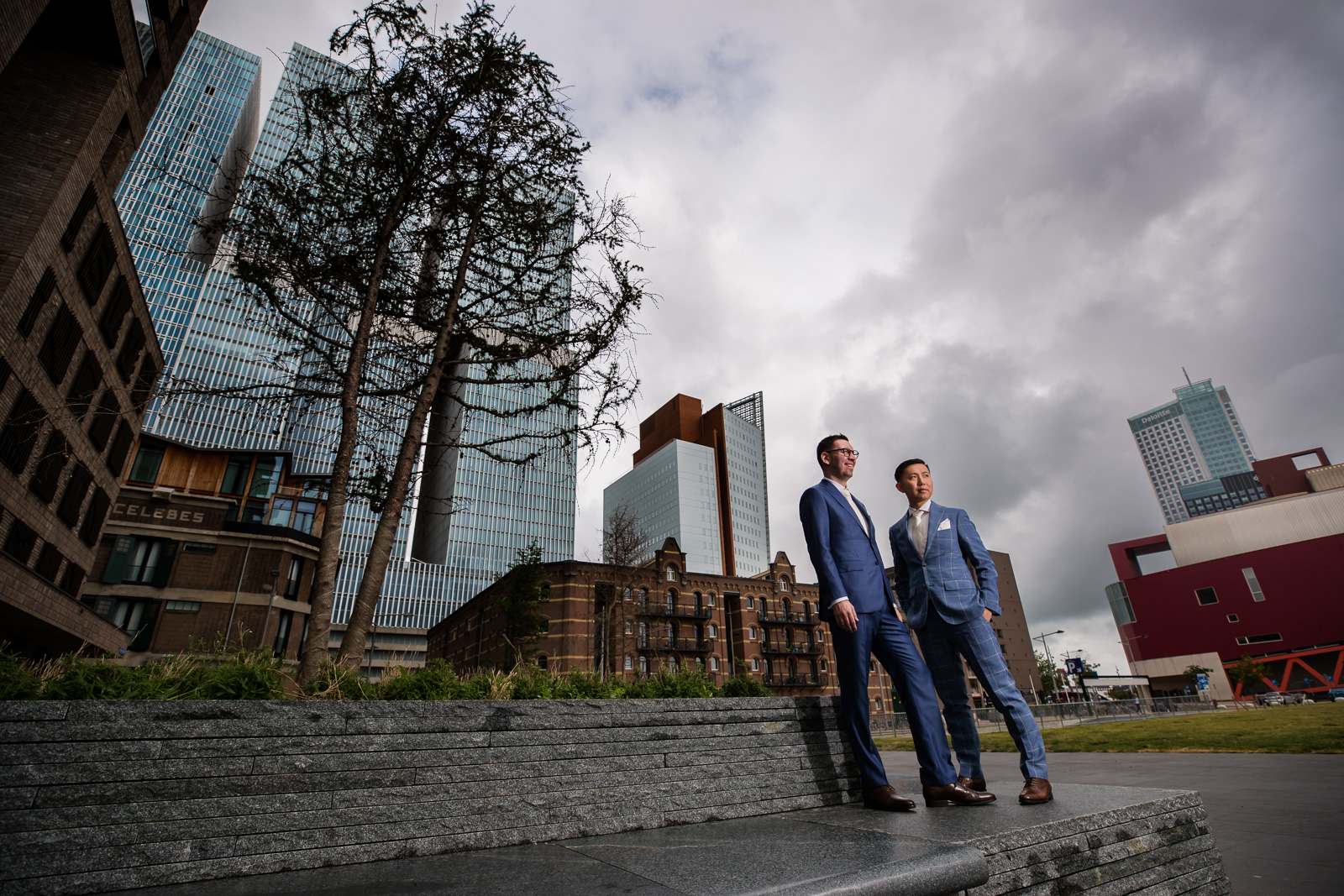 Fotoshoot homohuwelijk in Rotterdam