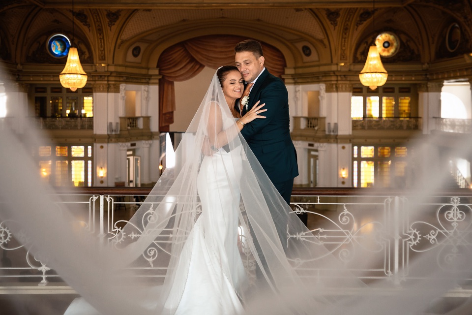 Trouwfotograaf Grand Hotel Amrth Kurhaus Scheveningen | Natallia en Mike