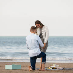 Huwelijksaanzoek Scheveningen Strand | Art-Jan en Anouk