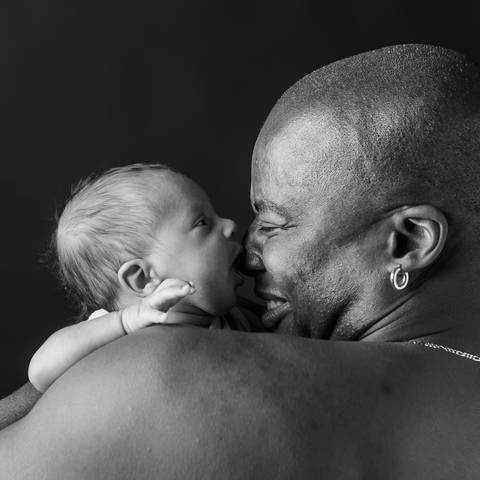 Portret foto's van baby Chase