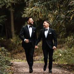 Wade and Gunnar's Same-Sex Wedding at Kasteel De Wittenburg in Wassenaar