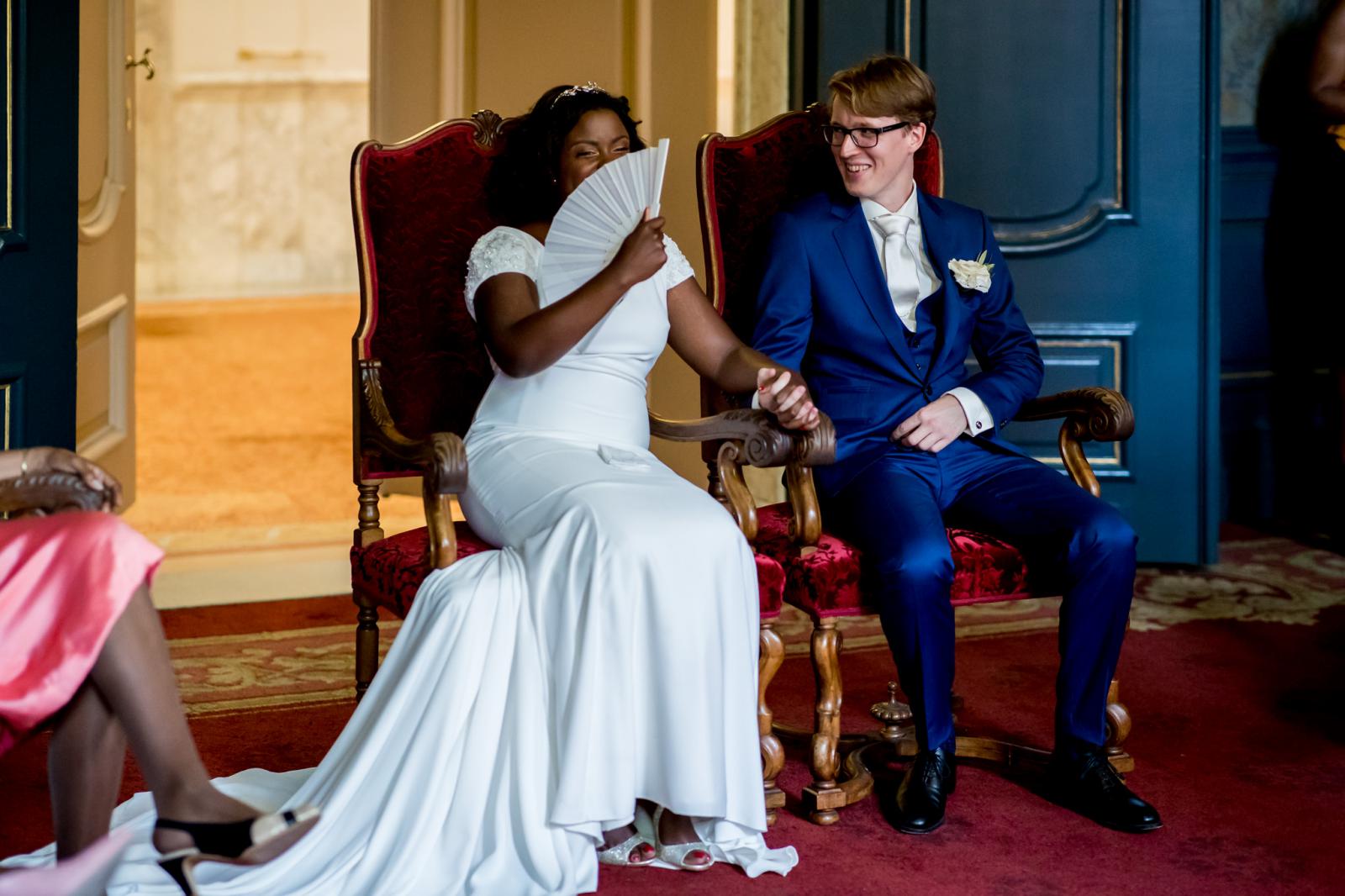 Een verhitte ceremonie in Stadhuis Den Haag