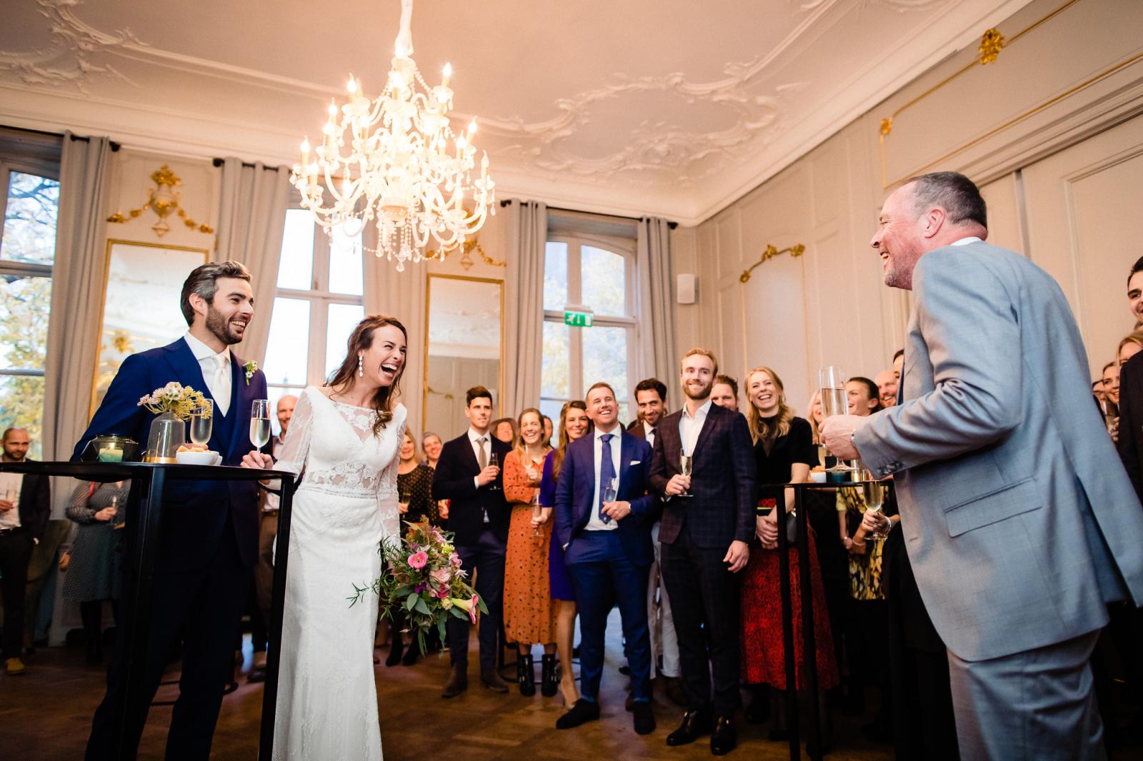 speech voor bruidspaar trouwfotograaf den haag spaansche hof