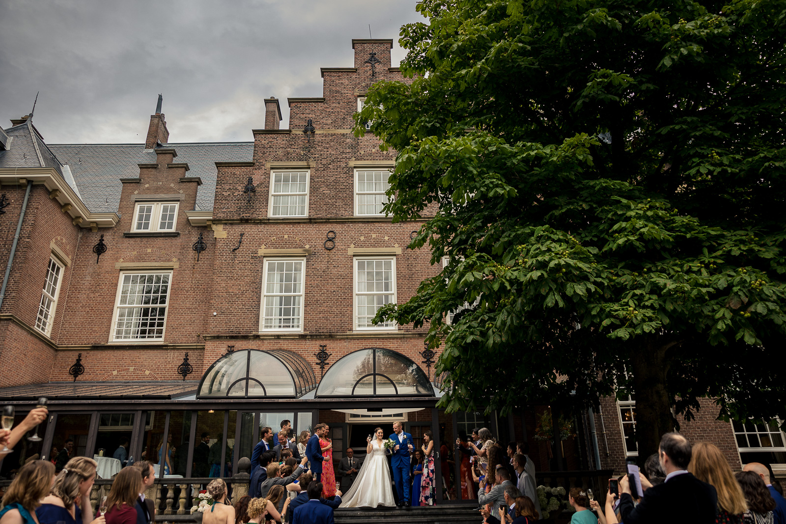 Huwelijks receptie door trouwfotograaf Den Haag