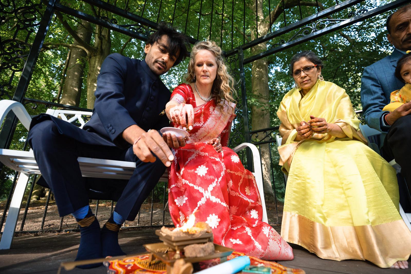 Trouwceremonie bij Duin en Kruidberg Ganesh Puja een gebed voor nieuwe beginselen en voorspoed