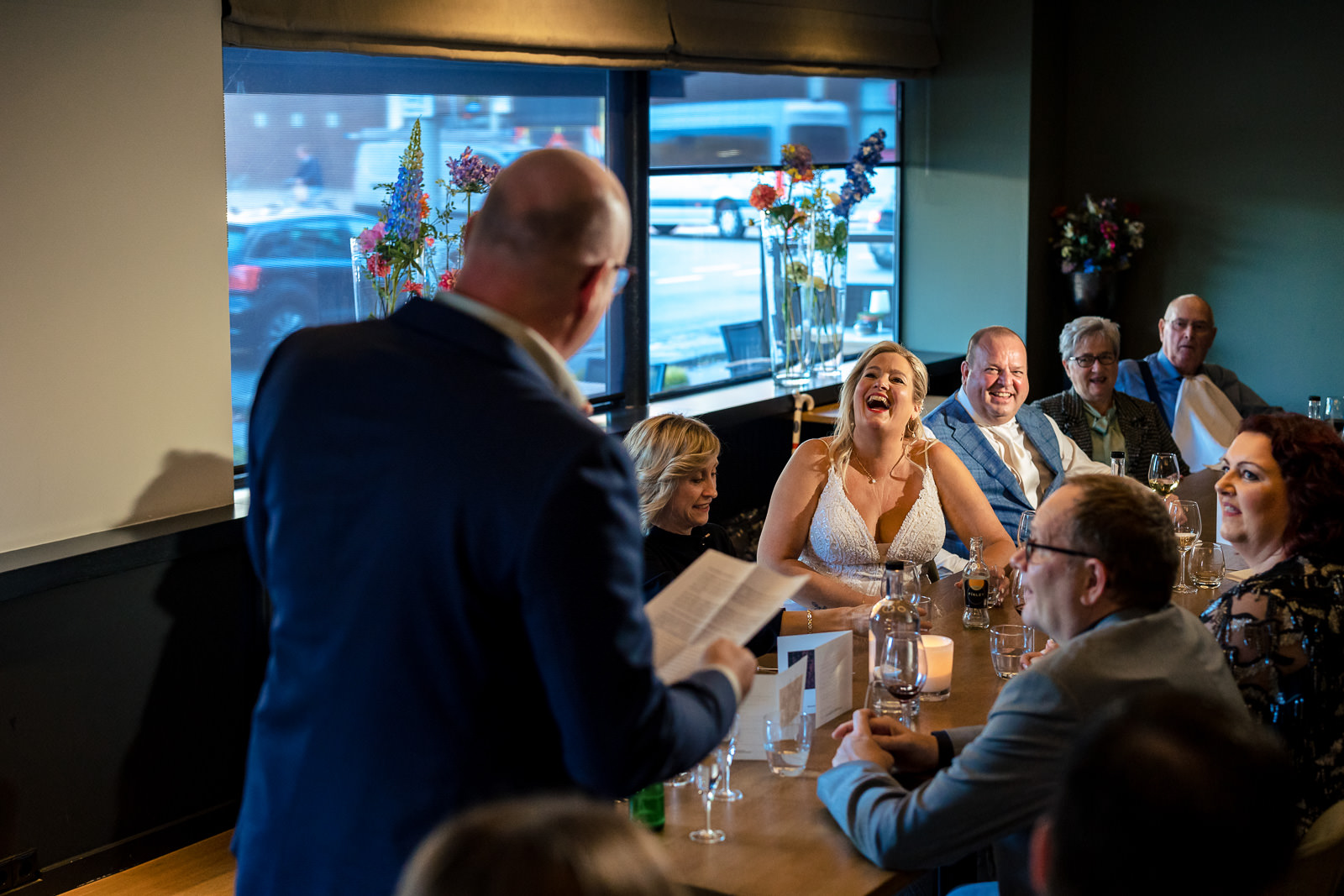 Trouwfotograaf Roosendaal Diner speeches