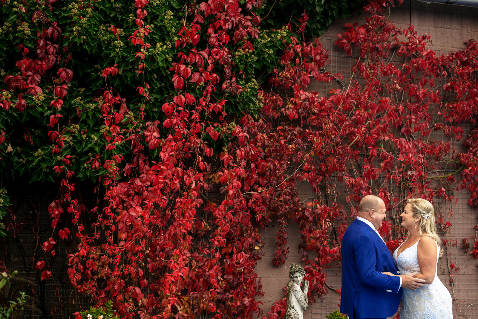 Trouwfotograaf Roosendaal firstlook bruidspaar