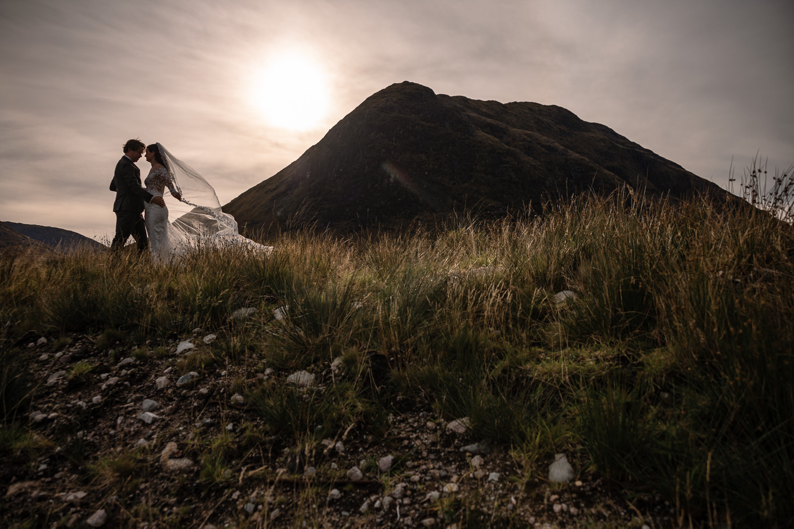 Highlands Wedding Photographer Scotland Sunset photoshoot