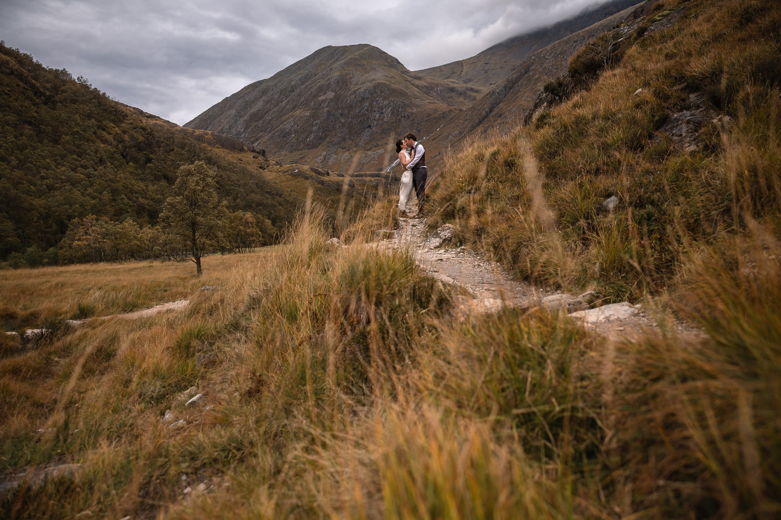 Elopement in Scottish Highlands Wedding photographer