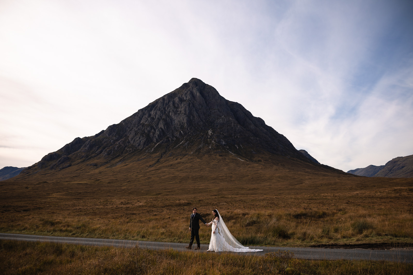 Wedding photographer Highlands Scotland Glencoe Mountain