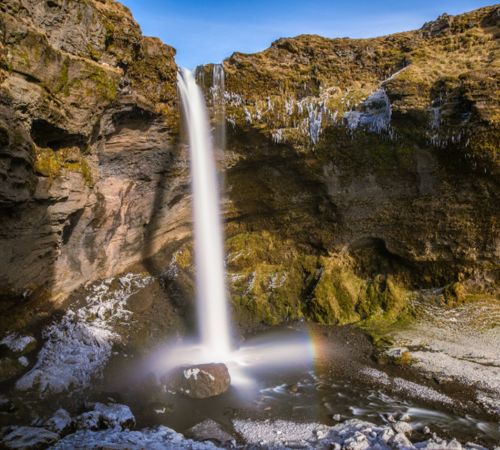 Ijsland After wedding shoot kvernufoss