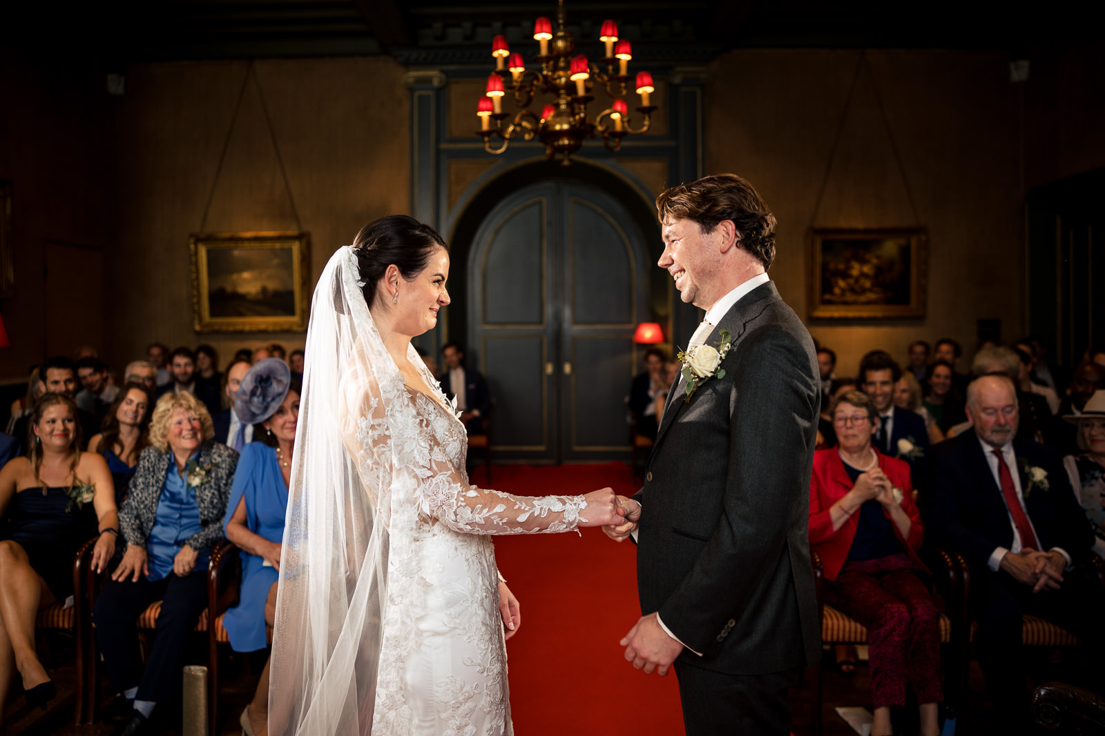 Trouw geloften bruidspaar Trouwfotograaf Den Haag 