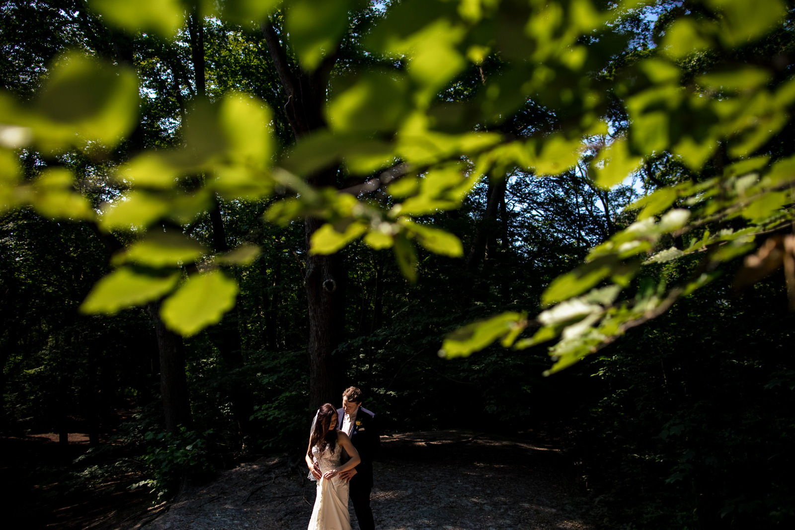 kasteel fotoshoot met bruidspaar trouwfotograaf Den Haag