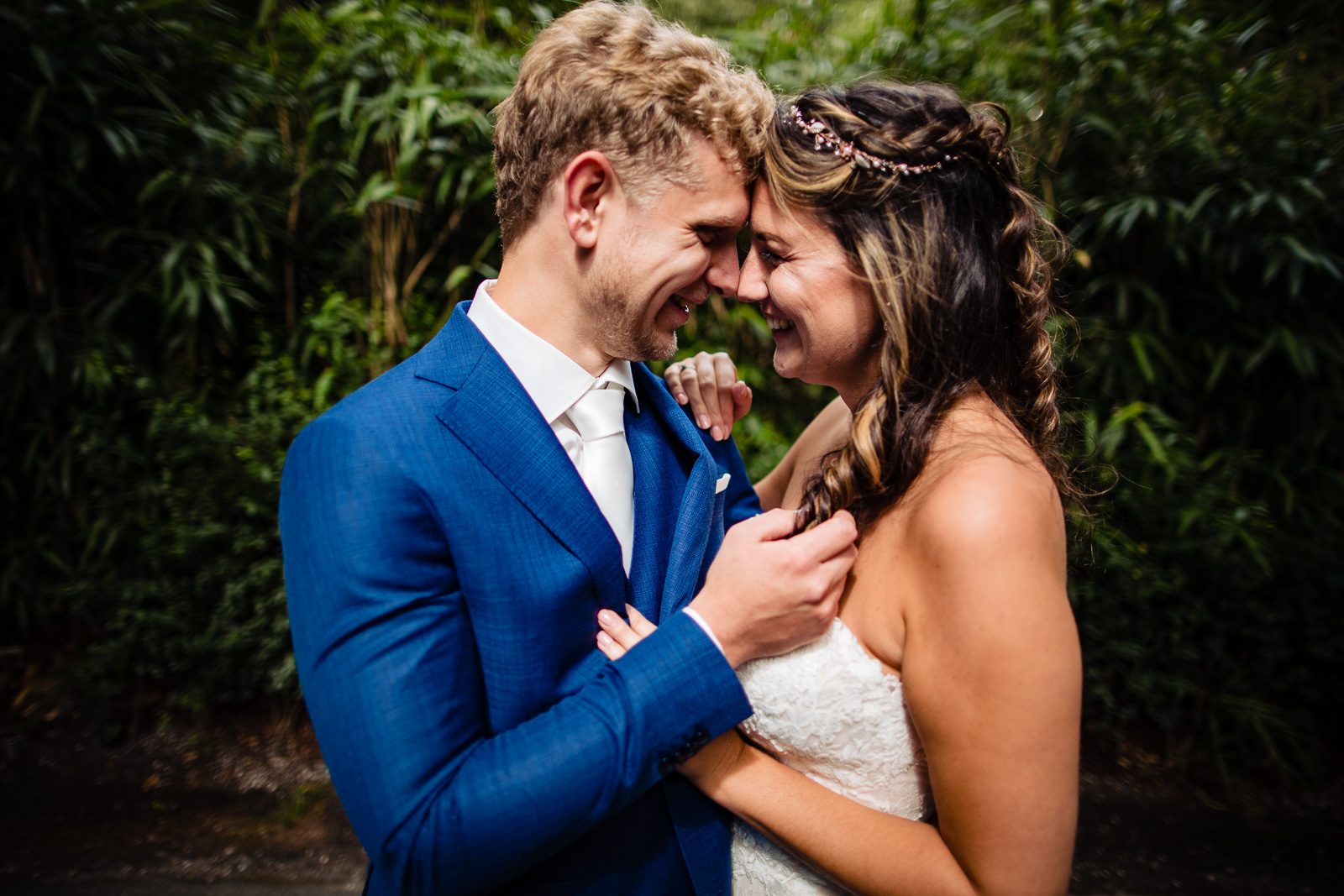 trouwfotoshoot bij kasteel