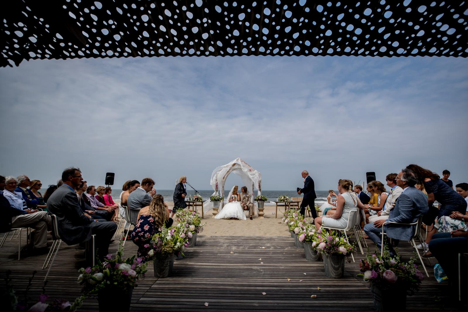 Strandtent huwelijk den haag