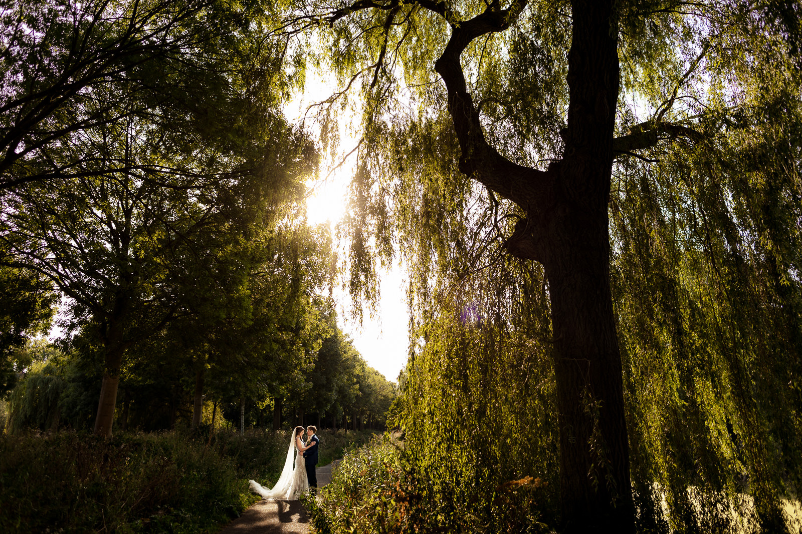 Trouwfotograaf Amsterdam fotoshoot Wester Park