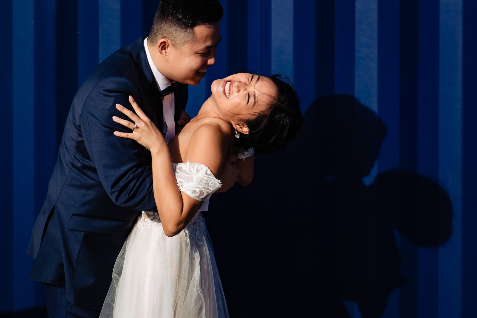 Chinees bruidspaar tijdens fotoshoot door bruidsfotograaf den haag
