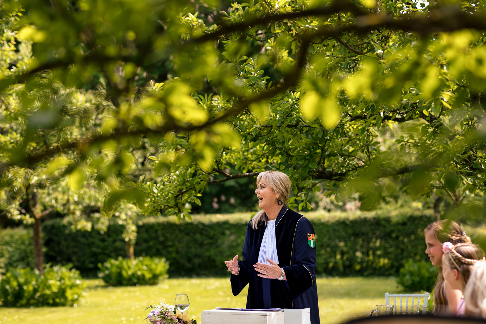 ceremonie spreker bij het land van belofte in Moerkapelle