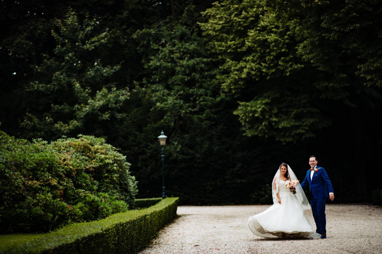 bruidsfotograaf den haag bij kasteel de wittenburg wassenaar