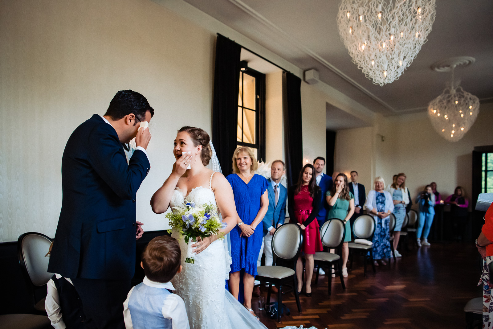 Emotionele trouwceremonie bij Te Werve Rijswijk