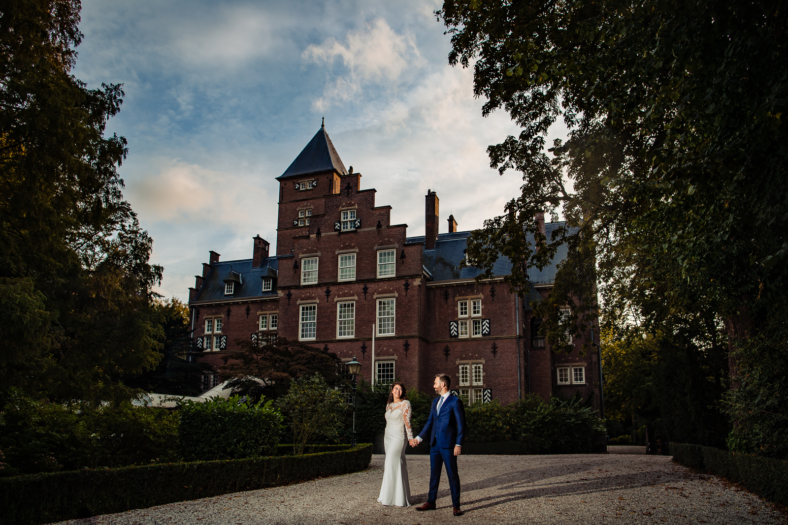 Trouwen in de herfst trouwfotograaf Wassenaar