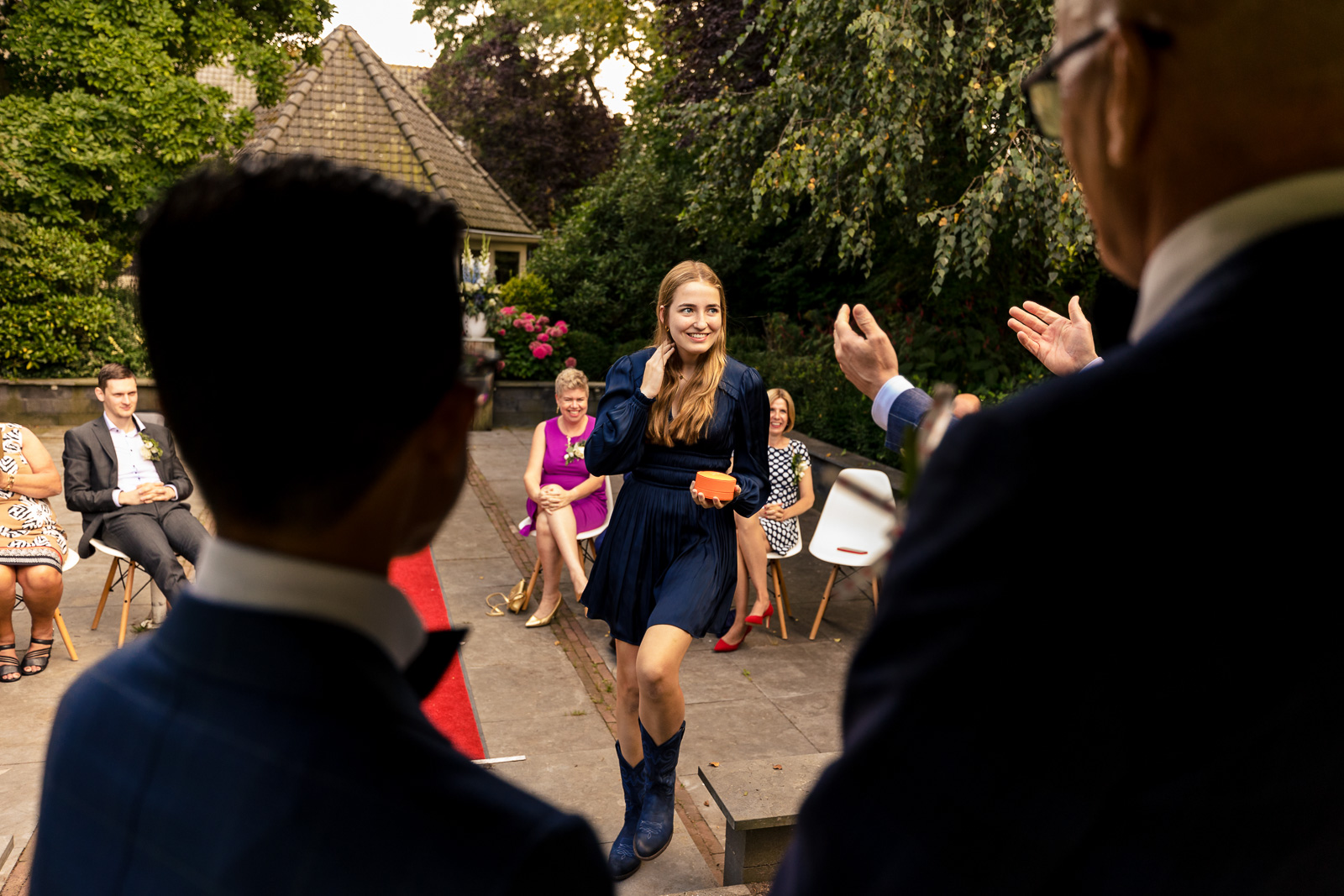 Trouwfotograaf Delft ceremonie ring meisje Homo huwelijk 