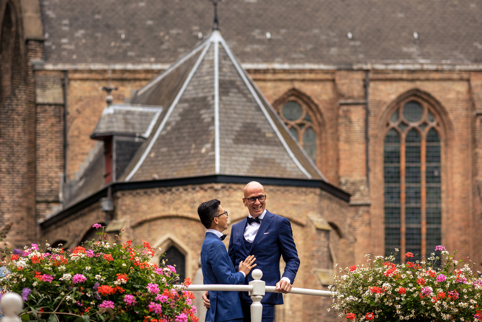 Trouwfotograaf Delft Homo huwelijk oude kerk