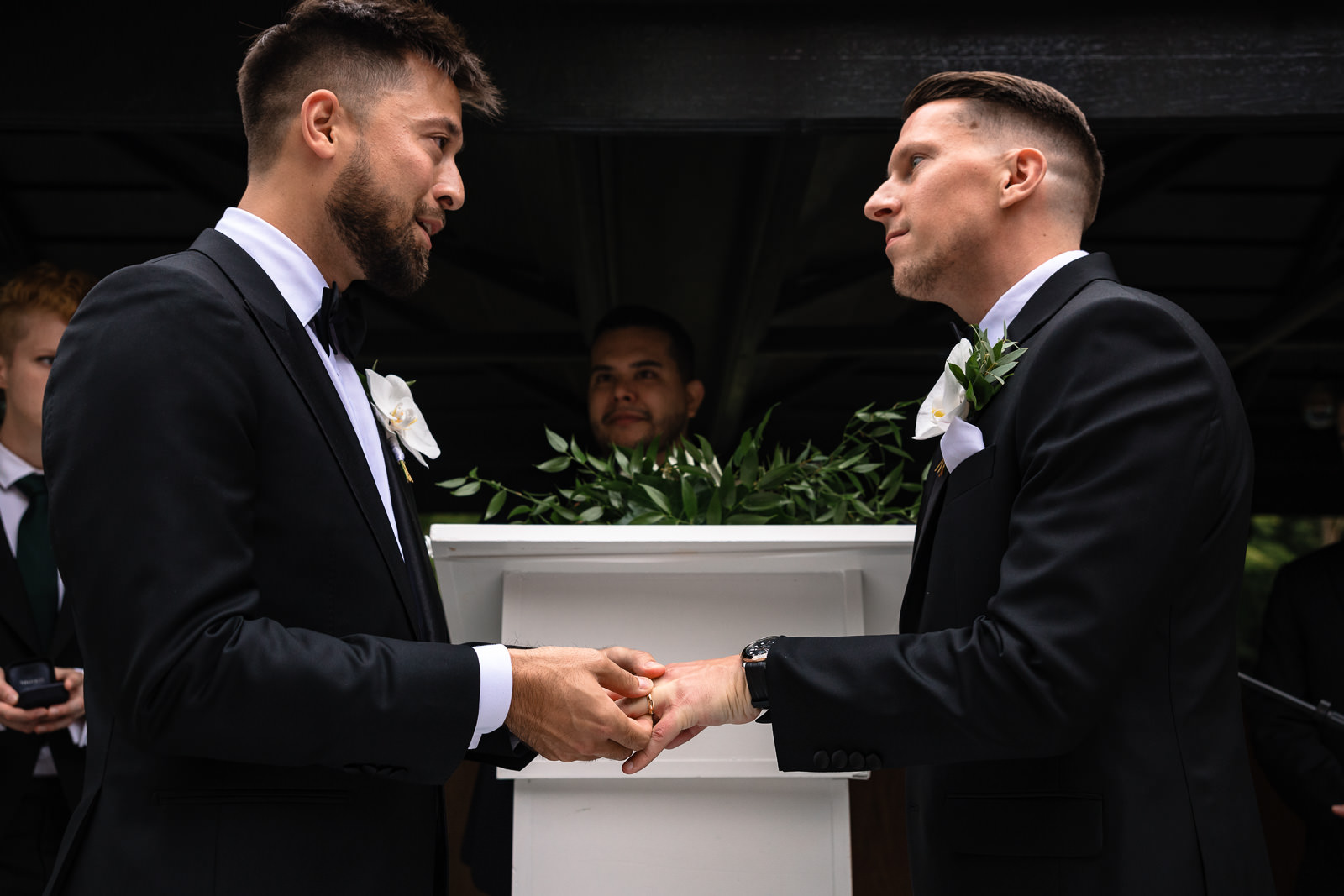 Ring moment same sex wedding