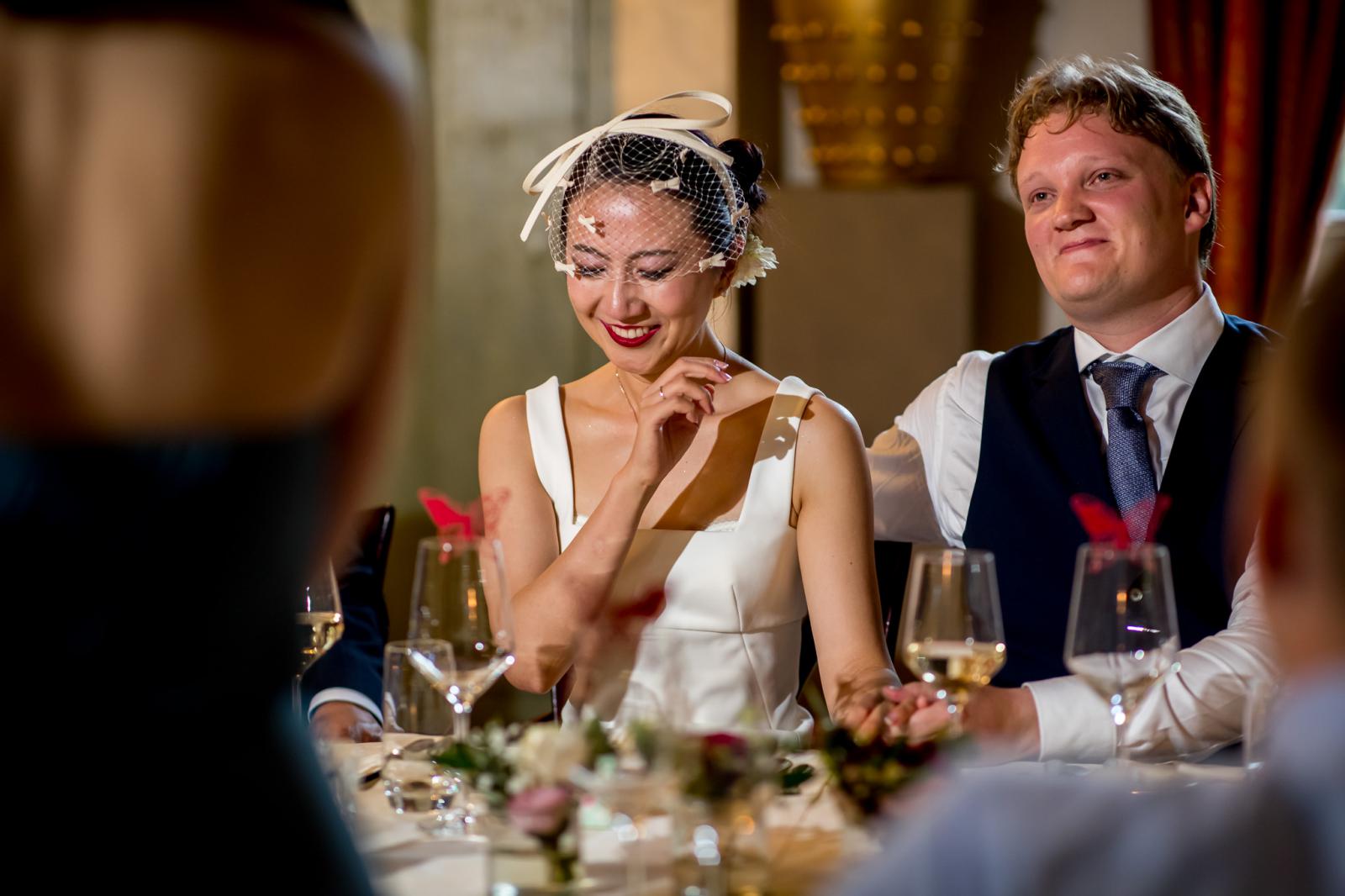 Emotie tijdens trouw speech kasteel wijenburg echteld