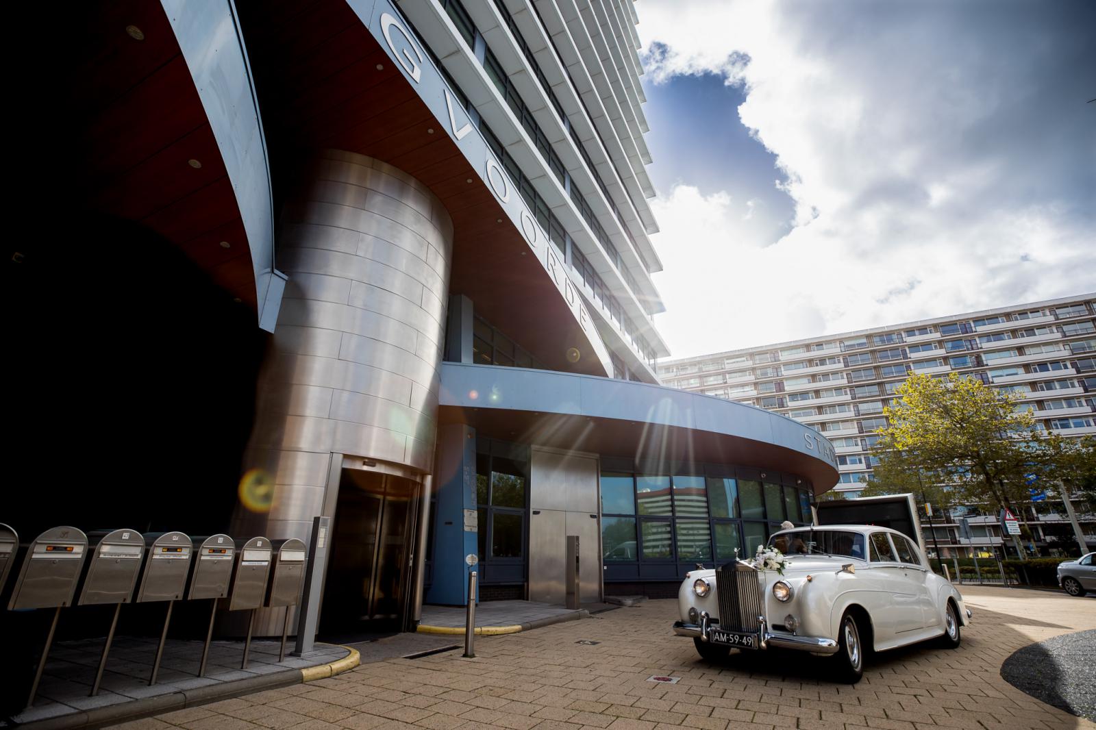 Trouwauto stadhuis Rijswijk