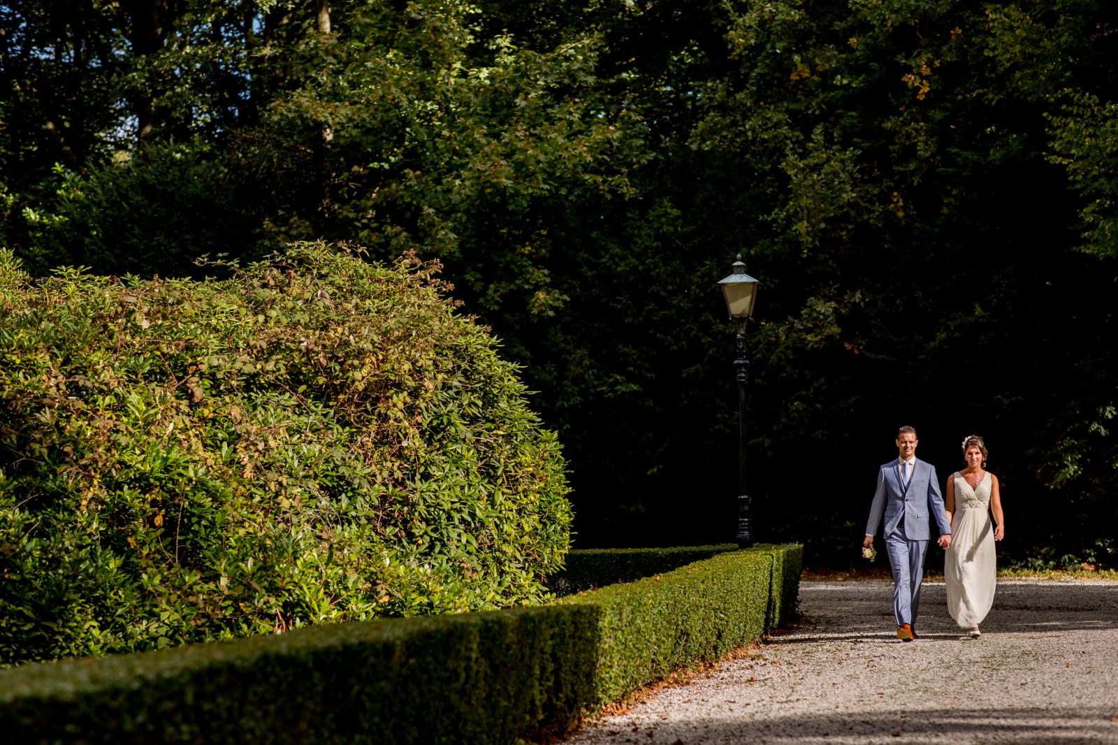 Voortuin kasteel de Wittenburg Wassenaar